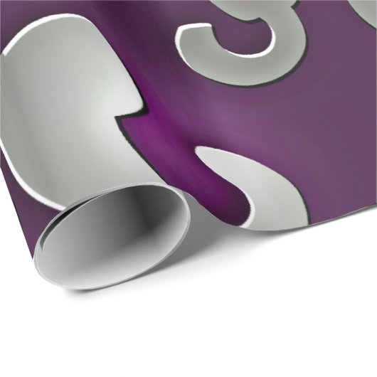 Hübsch in Lila Geschenkpapier (Rolleneckpunkt)