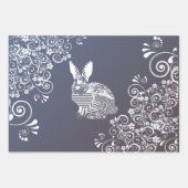 Hübsch in Lila Ostergruben Geschenkpapier Set (Vorderseite 3)