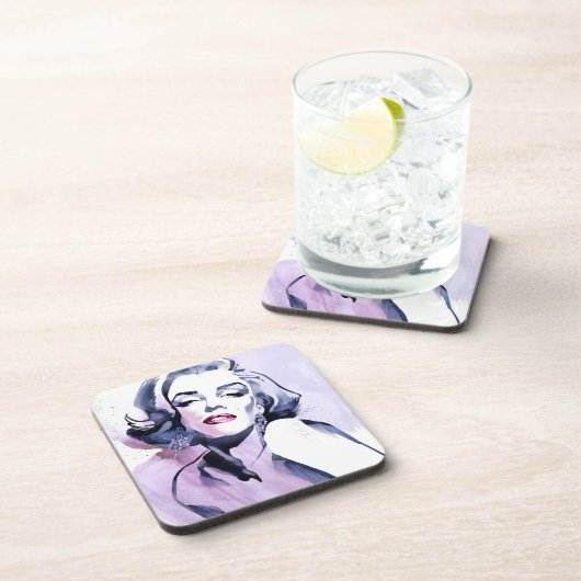 Hübsch in Lila Untersetzer (Rechte Seite)