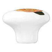 Hübsch in Peach Floral Bouquet Keramikknauf (Seitenansicht)