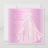 HÜBSCH IN PINK 16 . GEBURTSTAG EINLADUNG (Rückseite)