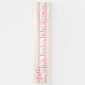 Hübsch in Pink Baby Dusche, Banner (Vertikal)