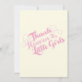 Hübsch in Pink Baby Dusche Einladungen (Rückseite)