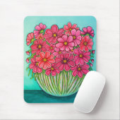 Hübsch in Pink Cosmos Mouse Pad von Lisa Lorenz Mousepad (Mit Mouse)