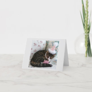 Hübsch in Pink Kitty Birthday Card Einladung