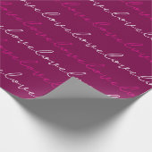 Hübsch in Pink: Liebliches Girly Wrapping Paper Geschenkpapier (Ecke)