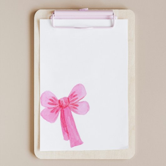 Hübsch in Pink Pink Bow Bridal Dusche Einladung