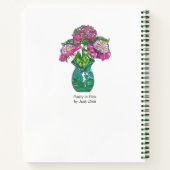 Hübsch in Pink Spiral Notebook Notizblock (Rückseite)