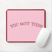Hübsch in Pink: Stilvolle Girly Mouse Pad Mousepad (Mit Mouse)