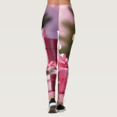 Hübsch in pinkfarbenen Leggings zu Weihnachten (Rückseite)