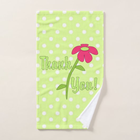 Hübsch in Polka Dots Collection Badetuch Set (Handtuch)