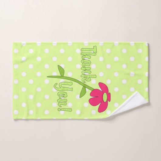 Hübsch in Polka Dots Collection Badetuch Set (Handtuch)