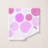 Hübsch in Polka Dots Collection Badhandtuch Set (Waschlappen)