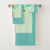 Hübsch in Polka dots Collection Badhandtuch Set (Insitu)