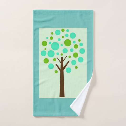 Hübsch in Polka dots Collection Badhandtuch Set (Handtuch)