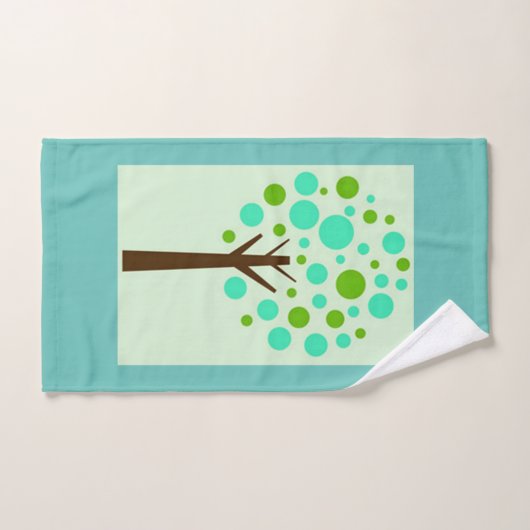 Hübsch in Polka dots Collection Badhandtuch Set (Handtuch)