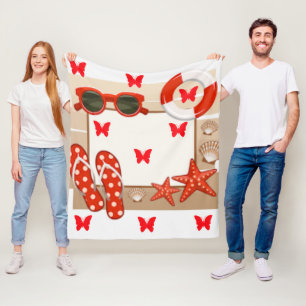 Hübsch in Polka dots Collection - Fleece Blanket