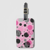 Hübsch in Polka Dots Collection Gepäck Gepäckanhänger (Vorderseite Vertikal)