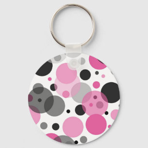 Hübsch in Polka dots Collection- Schlüsselanhänger