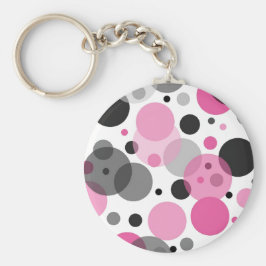 Hübsch in Polka dots Collection- Schlüsselanhänger