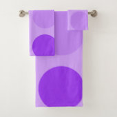 Hübsch in Polka Dots-Sammlung Badhandtuch Set (Insitu)
