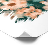 Hübsch in Prink Floral Wiese Landschaft Landschaft Poster (Ecke)