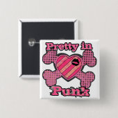 Hübsch in Punk Button (Vorne & Hinten)