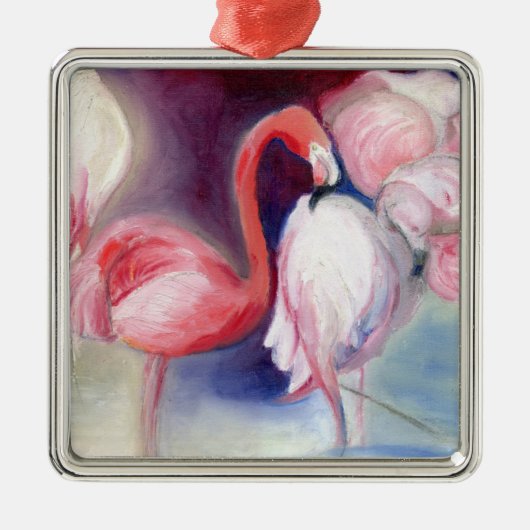 Hübsch in Rosa 2012 Silbernes Ornament (Vorne)