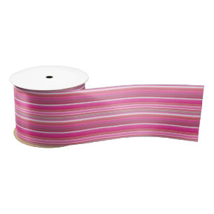 Hübsch in rosa 3" Breite, 2 Yd Spool Satin Ribbon Satinband