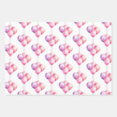 Hübsch in rosa Ballettkleid Geschenkpapier Set (Vorderseite 2)