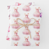 Hübsch in rosa Ballettkleid Geschenkpapier Set (Beispiel)