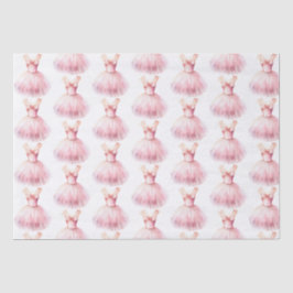 Hübsch in rosa Ballettkleid Seidenpapier