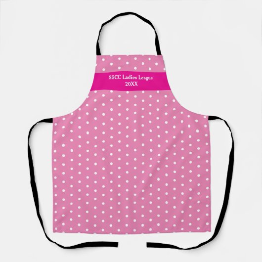 Hübsch in rosa benutzerdefinierte Schürze (Vorderseite)