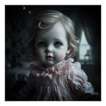 Hübsch in Rosa, blonde haarige Puppe (Miss Januar)