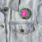 Hübsch in rosa Blume Button (Beispiel)