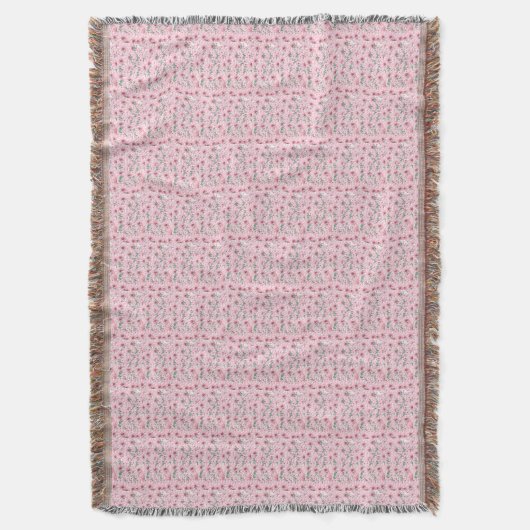 Hübsch in Rosa: Blushing Blutes Blanket Decke (Vorderseite Vertikal)