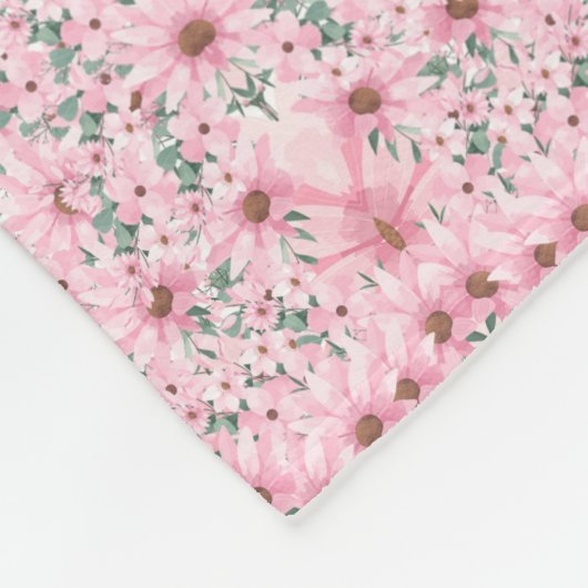 Hübsch in Rosa: Blushing Blutes Blanket Fleecedecke (Ecke)