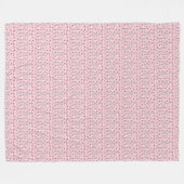 Hübsch in Rosa: Blushing Blutes Blanket Fleecedecke (Vorderseite (Horizontal))