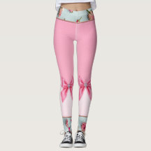 Hübsch in rosa Bogen und Blume