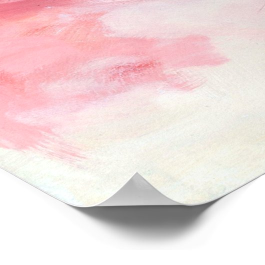 Hübsch in rosa Button UP Poster (Ecke)