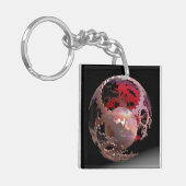 Hübsch in rosa Cogs Schlüsselanhänger (Vorderseite links)