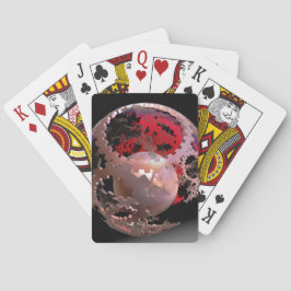 Hübsch in rosa Cogs Spielkarten