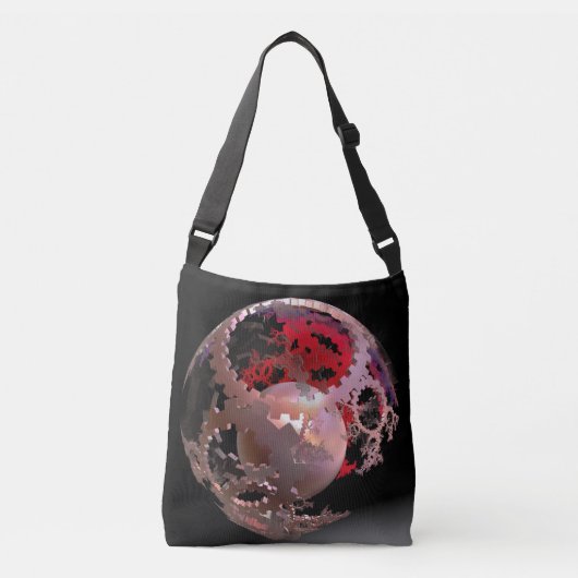 Hübsch in rosa Cogs Tragetaschen Mit Langen Trägern (Vorderseite)