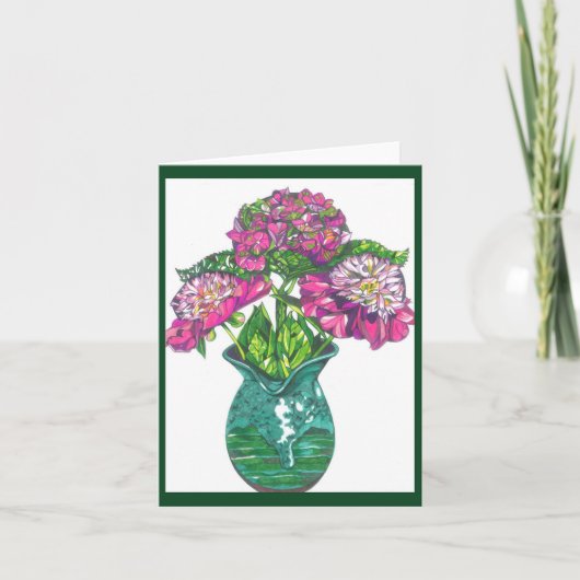 Hübsch in rosa Faltkarte (Vorderseite)