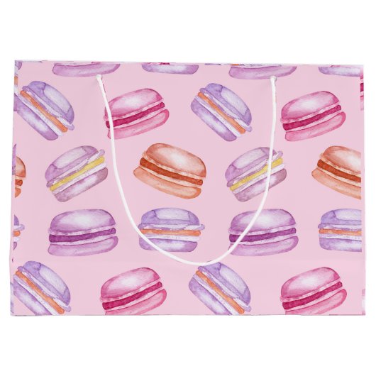 Hübsch in rosa große geschenktüte (Rückseite)