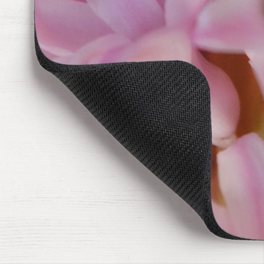 Hübsch in rosa Hyacinth Blume Maus Pad Mousepad (Ecke)