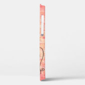 Hübsch in rosa Individuelle Name Case-Mate iPhone Hülle (Rückseite / Links)