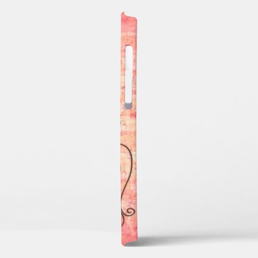 Hübsch in rosa Individuelle Name Case-Mate iPhone Hülle (Rückseite / Links)