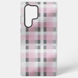 Hübsch in rosa Kariertes Muster - Trendy Tartan Samsung Galaxy Hülle