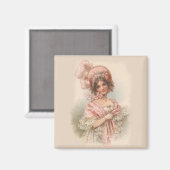 Hübsch in rosa magnet (Vorderseite/Rückseite)